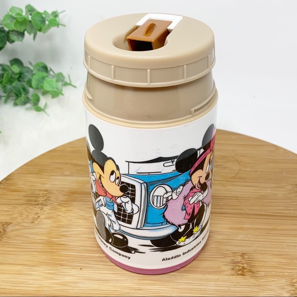 Vintage Minnie & Mickey Mouse Hard Lunch box Set - Picture 8 of 15